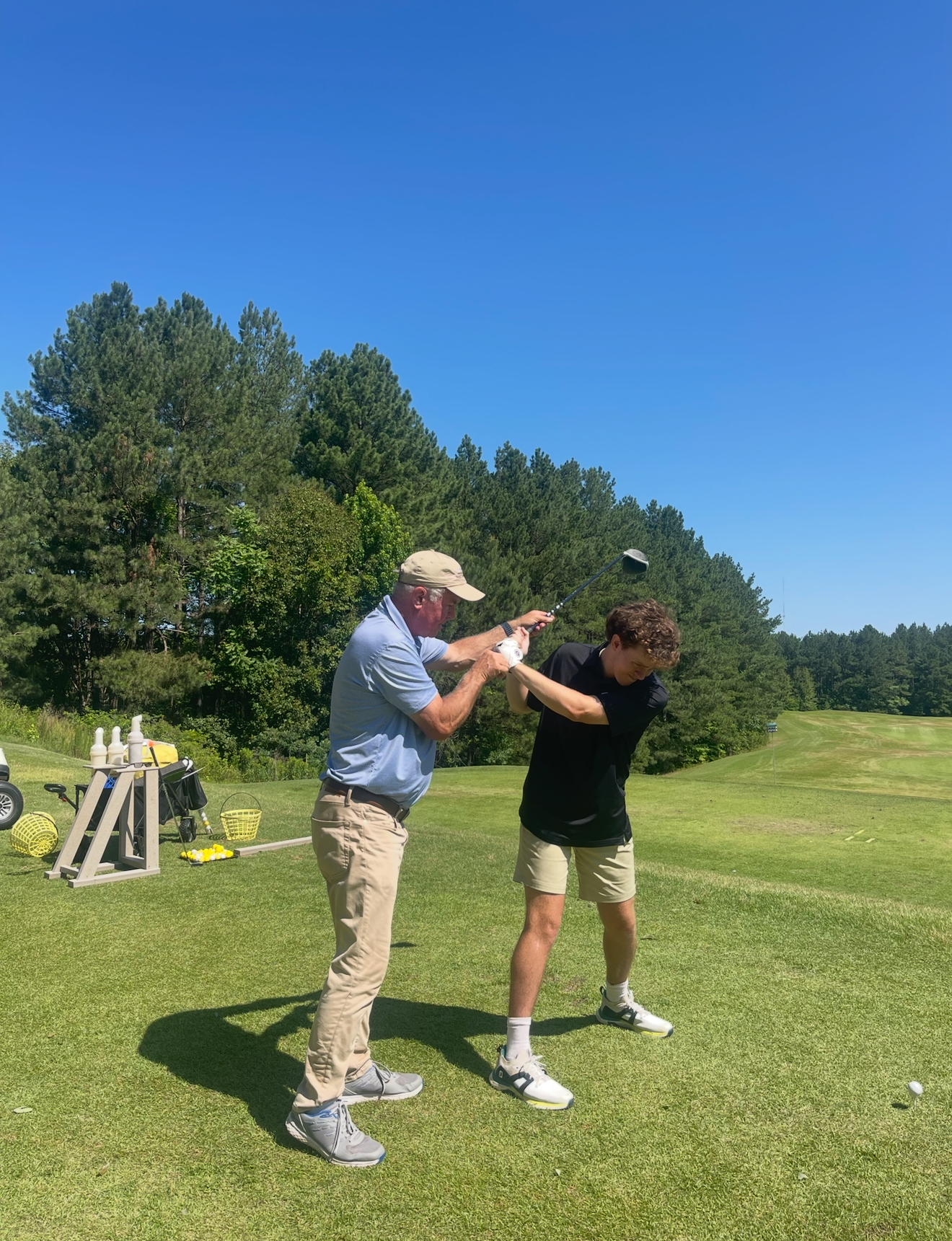 Beginner golf lesson