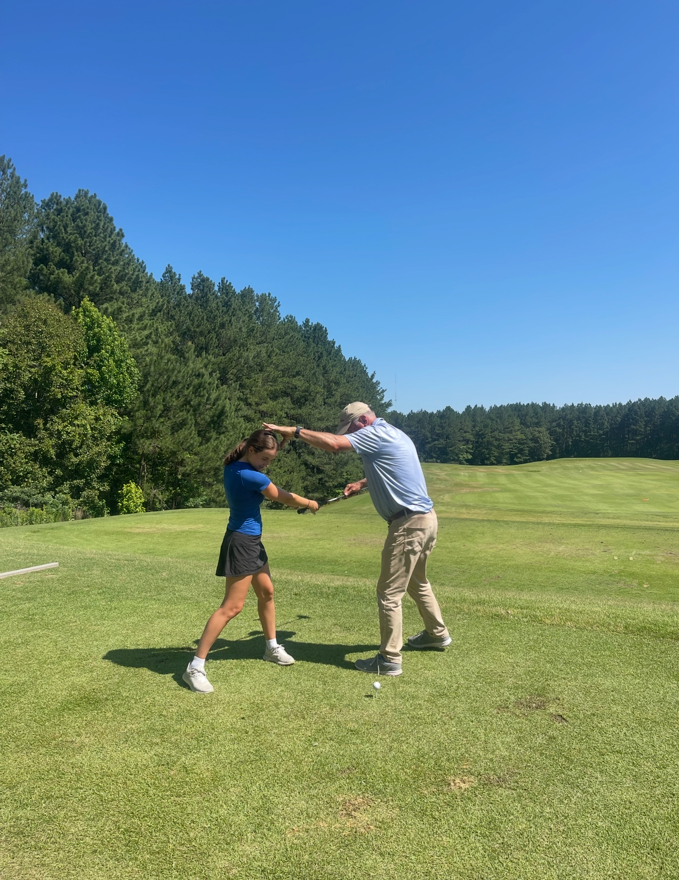 Golf swing practice lesson